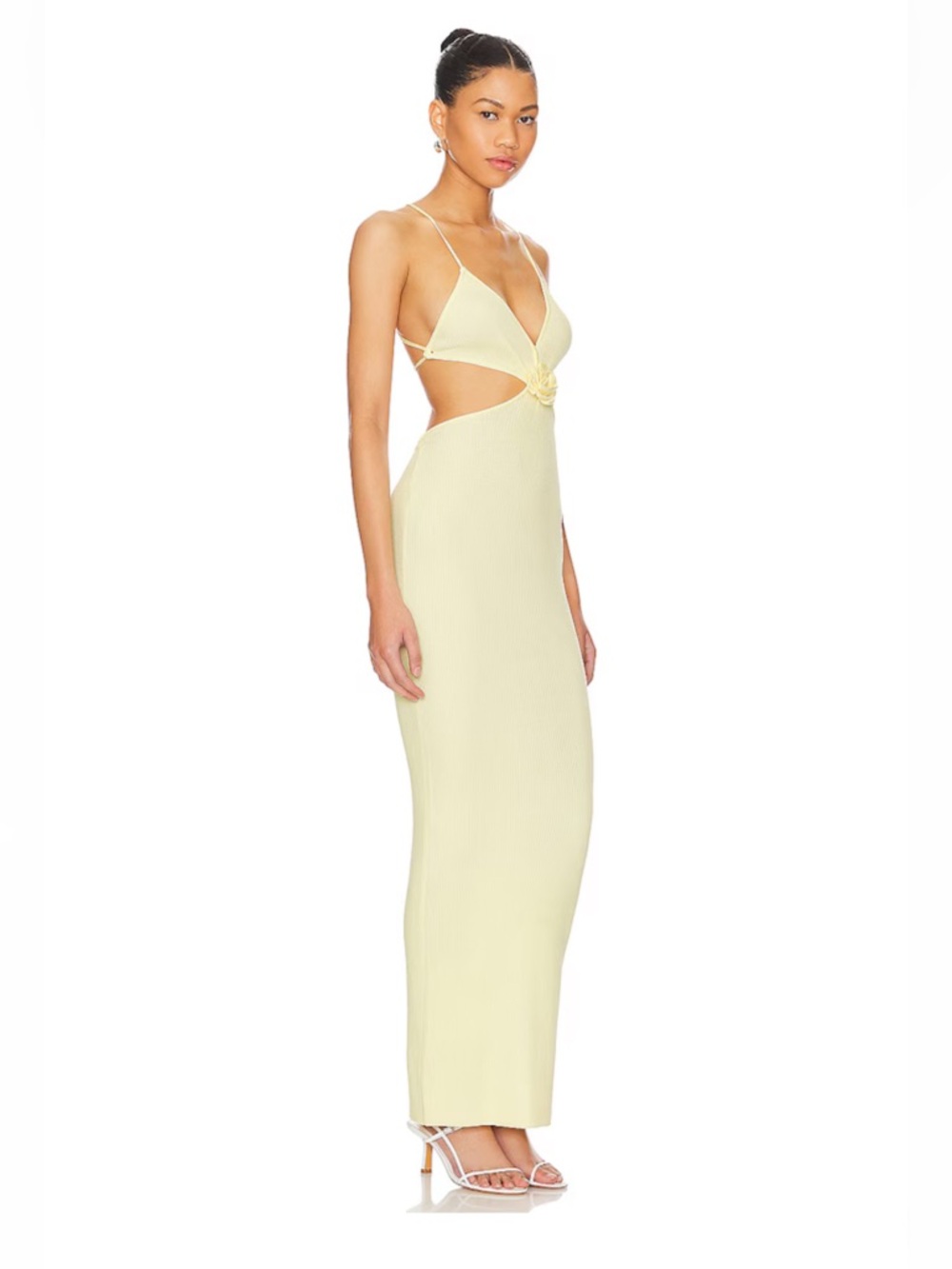 Revolve More to Come Kacey Maxi Dress in Pastel Yellow - Picture 2 of 3